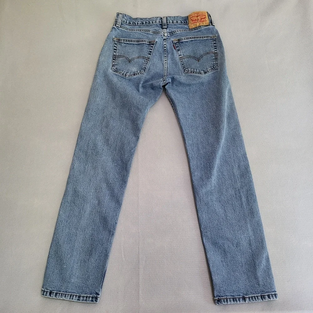 Levi's 505 Denim‎ Blue Jeans Men's 30x30 Meduim Wash Straight Leg